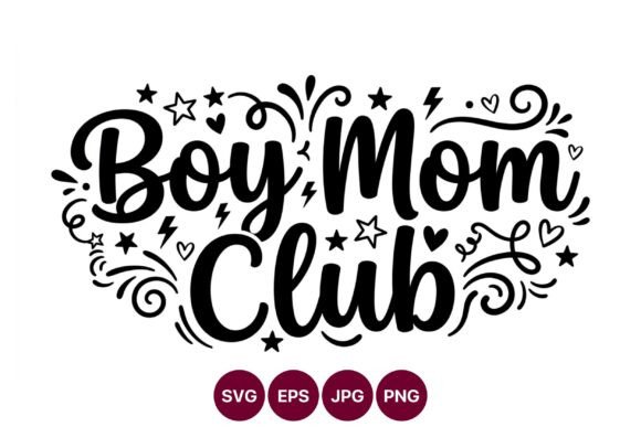 Boy Mom Club Graphics: A Designer's Review of This Illustration
