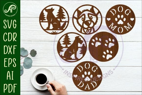 Dog Lovers Coasters: Laser Cutting for Home Decor