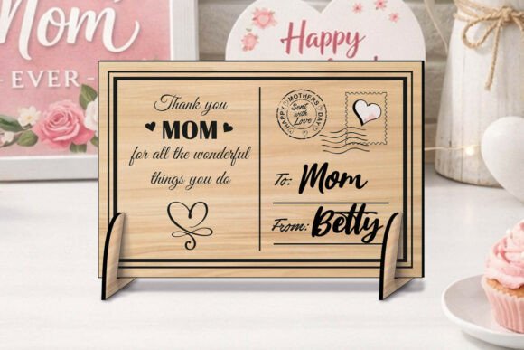 Laser Cutting Mother's Day: SVG Post Card Review
