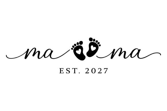 Mama Est 2027 Graphics for T-Shirt Designs