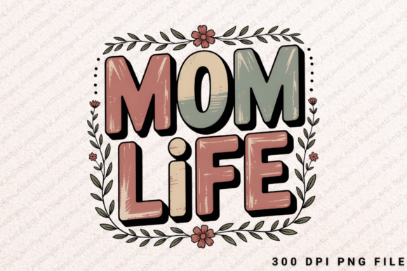 Mom Sublimation PNG: Graphics for T-Shirt Designs