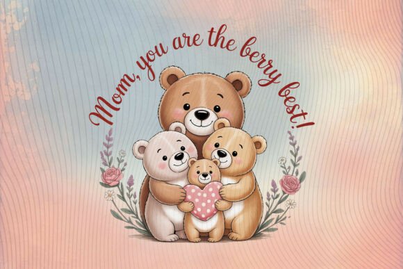 Mom You Are the Berry Best: Graphics & Illustrations