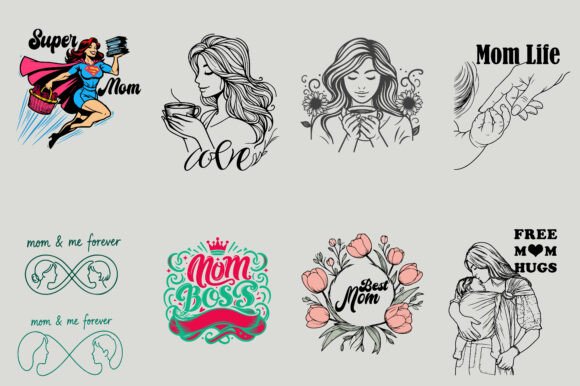 Mother Love Bundle: Graphics & Illustrations for Sellers