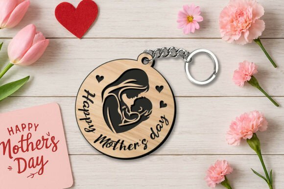 Mother's Day Laser Keychain SVG Review
