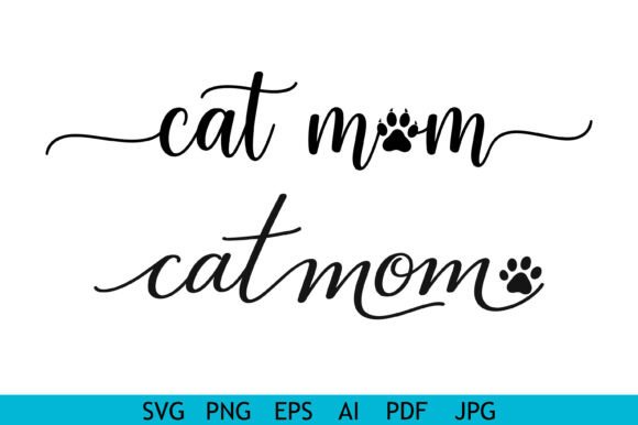 Review: Cat Mom Paw Script Elegant Bundle