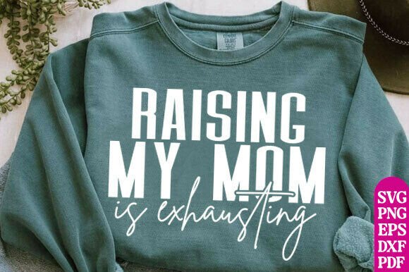 Review: Raising My Mom is Exhausting PNG for Embroidery