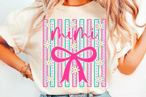 Striped Mimi PNG: Graphics for T-Shirt Designs